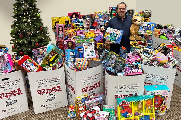 huge haul of toys for tots presents